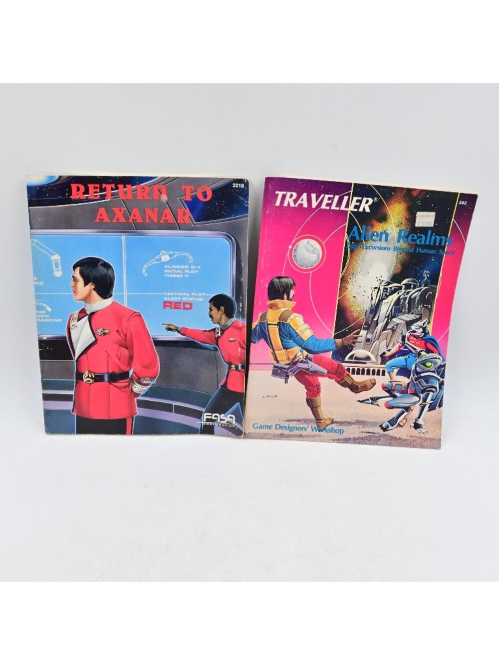 FASA Star Trek RPG Return to Axanar & GDW Traveller Alien Realms 1980s Vintage